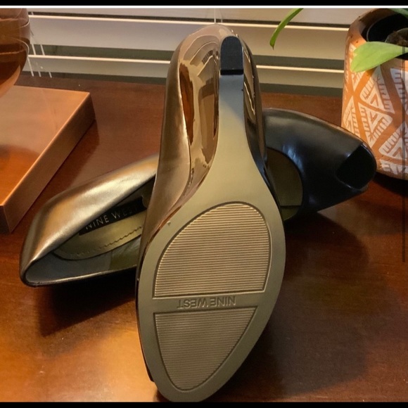 Brown Nine West Wedges - Picture 6 of 8